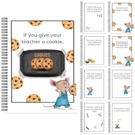 Zuuics Zuuics If You Give Your Teacher a Cookie C A4 Large Teacher Appreciation Gift Book, Unique Thank You Gift for Teachers, Perfect for Teacher's Day, Teacher Appreciation Week, Appreciation Gifts
