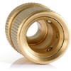 Hydrogarden 2pc Brass Hose Connector Hose End Quick Connect Fitting