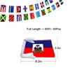 LoveVC 2 Set 20 Caribbean Countries Flags Banner String,60 Feet