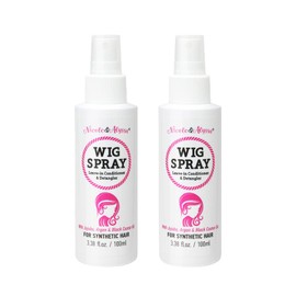 Nicole & Alyssa - Wig Spray For Synthetic Hair - Leave-in Conditioner, Detangler, Moisturizer (Travel Size - Pack of 2)