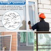 POFET 60PCS Window Screen Sprinig Clip Corner Mount Flat Window