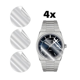 IPG for Tissot Men´s PRX 316L (T1374101104100 - T1374101105100 - T1374101103100) Watch Hydrogel Screen Protector (4 Units) Invisible HD Clear Film Anti Scratch Guard-Smooth/Self-Healing/Bubble for PRX