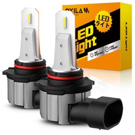 OXILAM H10 LED Fog Light Bulbs, 500% Super Brighter, 6500K Cool White 9145 Led Fog Lights, 9140 9045 9040 Fog Lamps Replacement, Play and Plug, Canbus Ready, Pack of 2