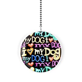 I Love My Dog Fan/Light Pull