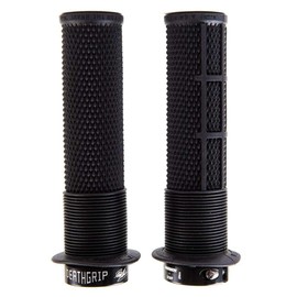 DMR Brendog DeathGrip Flange Lock-On Mountain Bike MTB Grips - Snow Camo (Thin)