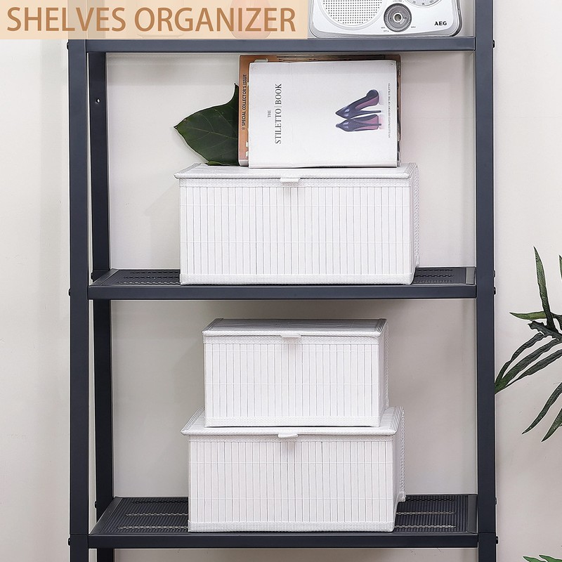 Honygebia Bamboo Decorative Storage Boxes - Set of 3 Woven