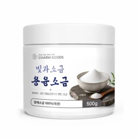 Charm goods 용융소금 1000도 고온 용융공정 국내산 100프로 정제소금 500gX1통