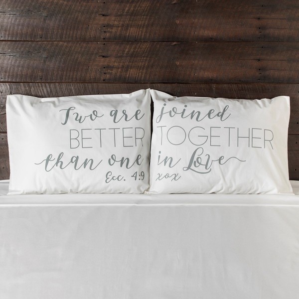 DaySpring Wedding Pillowcases-Two are Better Than One