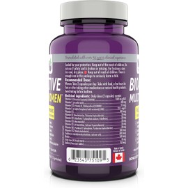 60 vcaps Bioactive MULTI for Women, Full Spectrum, Multivitamin Formula, Made in Canada (60 vcaps)