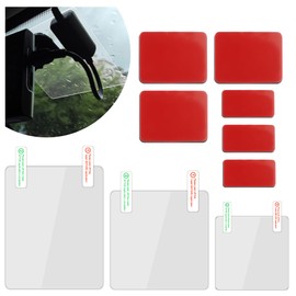 3PCS Windshield Sticker Holder with Dash Cam Adhesive,Electrostatic Stickers for Dash Cam/ETC Without Trace,Universal Sticker Shield for Windshields Electrostatic Mounting