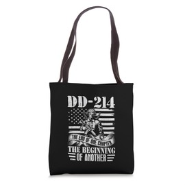 DD-214 the End of One Chapter the Beginning of Another Tote Bag