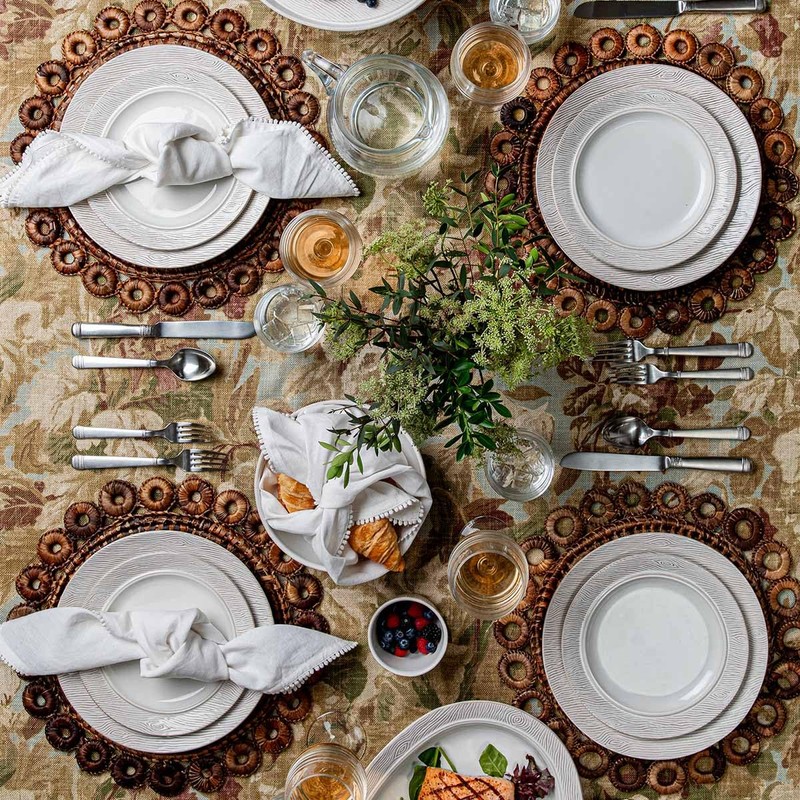 Juliska Blenheim Oak Coupe Bowl - Whitewash