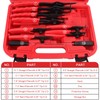 Doaho 10pcs Snap Ring Pliers Set with Straight/Bent Jaw,Storage Case