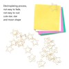 100 Pcs Paper Clips Portable Small Anti Slip Cute Star