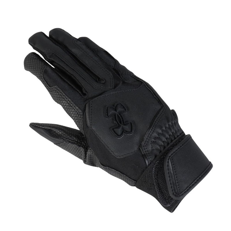UA Clean Up Batting Gloves, Colorless 6001311 (001), Black, Black,
