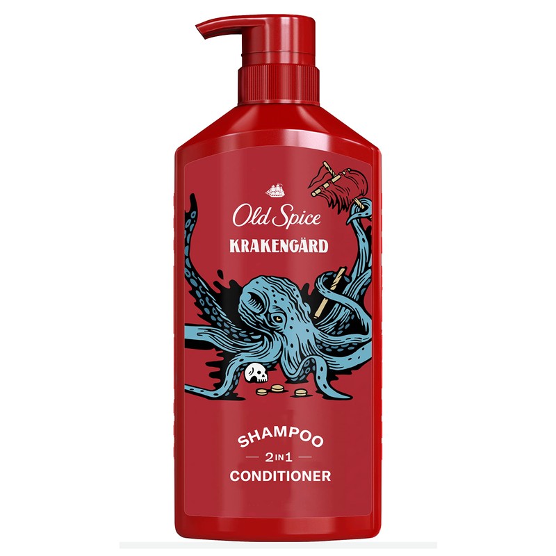 Old Spice Krakengard 2 en 1 Champú y acondicionador para