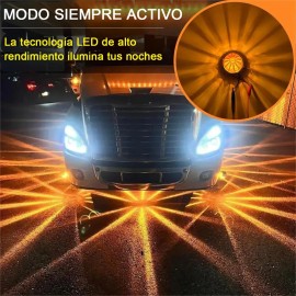 2pz Focos Led Direccional Tipo Watermelon Luz De Estrella
