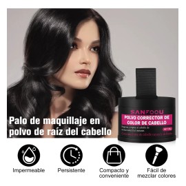 Polvo Maquillaje Fibra Capilar Cubre Raz De Cabello,calvo                                                                                             