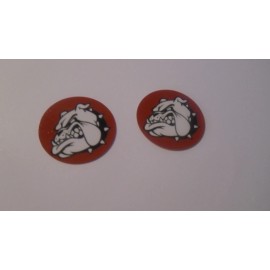 Unbranded Pre Cut One Inch Bottle Cap Image BULLDOGS Free Shipping - photo, 15 images