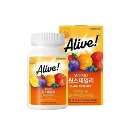 Alive Once Daily Multivitamin 1734mg x 100 tablets Costco Kowasop 2508 (39544184) / 얼라이브 원스데일리 멀티비타민 1734mg x 100정 코스트코 코와샵2508 (39544184)