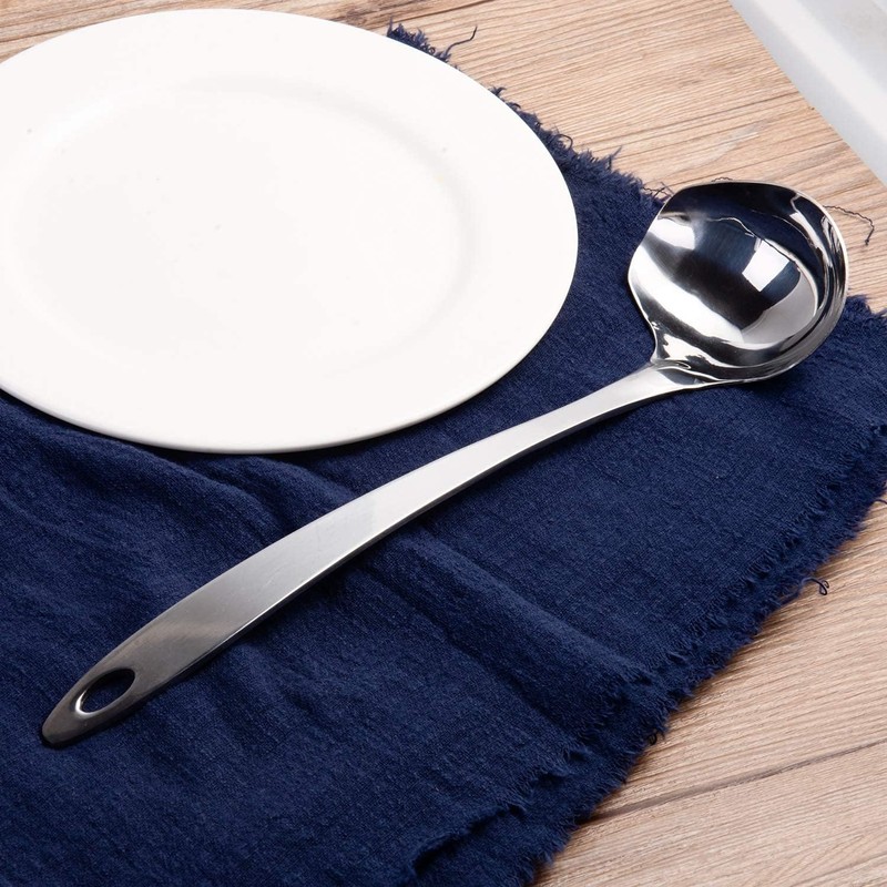 IMEEA Gravy Ladle Sauce Ladle Stainless Steel Sauce Drizzle Spoon