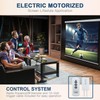 YODOLLA 100" Projector Screen Motorized 4:3, 4K HD Pull Down
