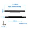 Qrity 10 x European Aluminium Alloy Kitchen Cabinet Pulls Wardrobe