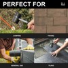 OLPRO Rubber Camping Mallet 16oz with Solid Steel Shaft, Ergonomic