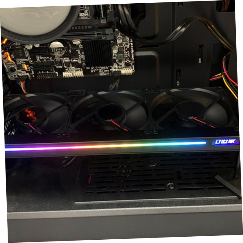 TEHAUX 5v Graphic Card Cooler RGB Lighting Pin Air Cooling