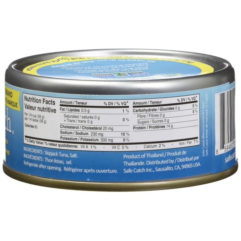 Safe Catch Elite Solid Wild Tuna Steak, 142g
