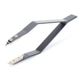 Watch Spring Bar Tool, V Shaped Watch Spring Bar Tweezers, Lug Removal Assembly Tool, Watch Repair Tool, Spring Bar Remover Tweezers for Watchmakers Removal, gray, Classic