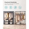 SONGMICS Closet Wardrobe, Portable Closet for Bedroom, Clothes Rail with