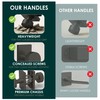 Mega Handles Laura Privacy Door Knobs - 1 Pack Reversible