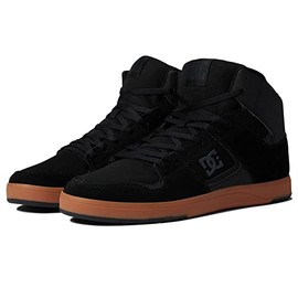 DC Mens Cure Casual High-Top Skate Shoes Sneakers Black/Gum 1 14 D - Medium