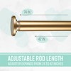 Home Details 42"-74" Inch Tension Curtain Rod | Adjustable |