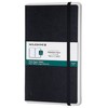 Moleskine Smart Writing Notebook, Large, Plain, Black, Hard Cover (7.5