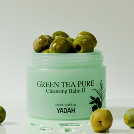 YADA Green Tea Pure Cleansing Balm Blackhead Sebum Removal Cleansing Cream 100ml / 야다 그린티 퓨어 클렌징밤 블랙헤드 피지제거 클렌징크림 100ml