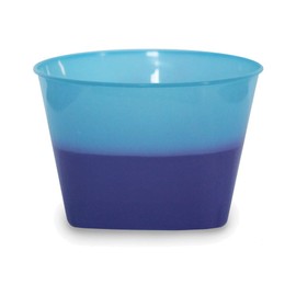 Color Changing Mood Bowl - perfect for ice cream, reacts to ice cold temperatures and changes from one vivid color to another, Set of 8, Assorted Colors- MADE IN USA