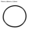 sourcingmap® Replacement Rubber Sealing Gasket O Ring Seal 75mm x