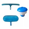 Aquex Kit Limpieza Albercas Red Hojas Cepillo Flotador Piscina