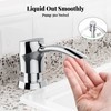 SAMODRA Kitchen Sink Soap Dispenser,Lotion Dispenser,ABS Dispenser Chrome Built-in Pump