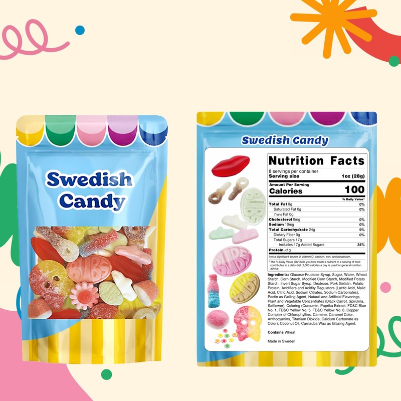 BUBS Swedish Candy – Sour & Sweet Pick and Mix