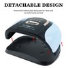 256W Nail Gel Curing Lamp 57pcs Light Chips Detachable Bottom