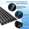 Camitlli Pool Cover Weights Inground 8FT Water Tubes Cold-Resistant 0.7mm