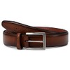 Johnston & Murphy Men's Burnished Edge Belt, Tan, 040