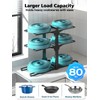 MUDEELA 6-Tier Pots and Pans Organizer under Cabinet, 13.78" Height