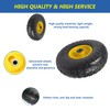 2 Pack 4.10/3.50-4" Pneumatic Wheels, 10" Heavy Duty Tire Wheels