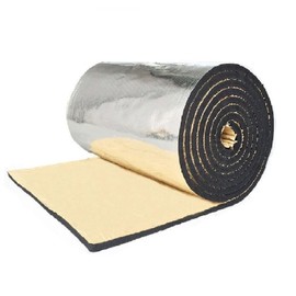 Aluminum Car Heat Insulation Mat, Siless Liner 36 Sqft Car Sound Deadening Mat, Car Sound Deadening Closed Cell Foam & Heat Insulation Mat