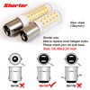 Ziomitus BA15D 120 Volt Double Contact/DC Bayonet Base Led Light