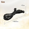 Herbeluemily HM-0102-R02-B Banana Clip, Secure, Hair Clip, Ribbon, Set of